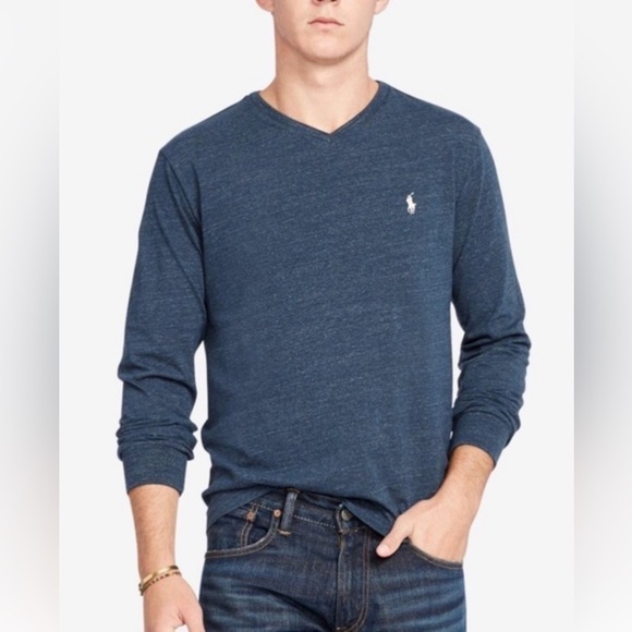 Polo Ralph Lauren Other - Polo by Ralph Lauren Long Sleeve Men's V-Neck Tee Shirt size L